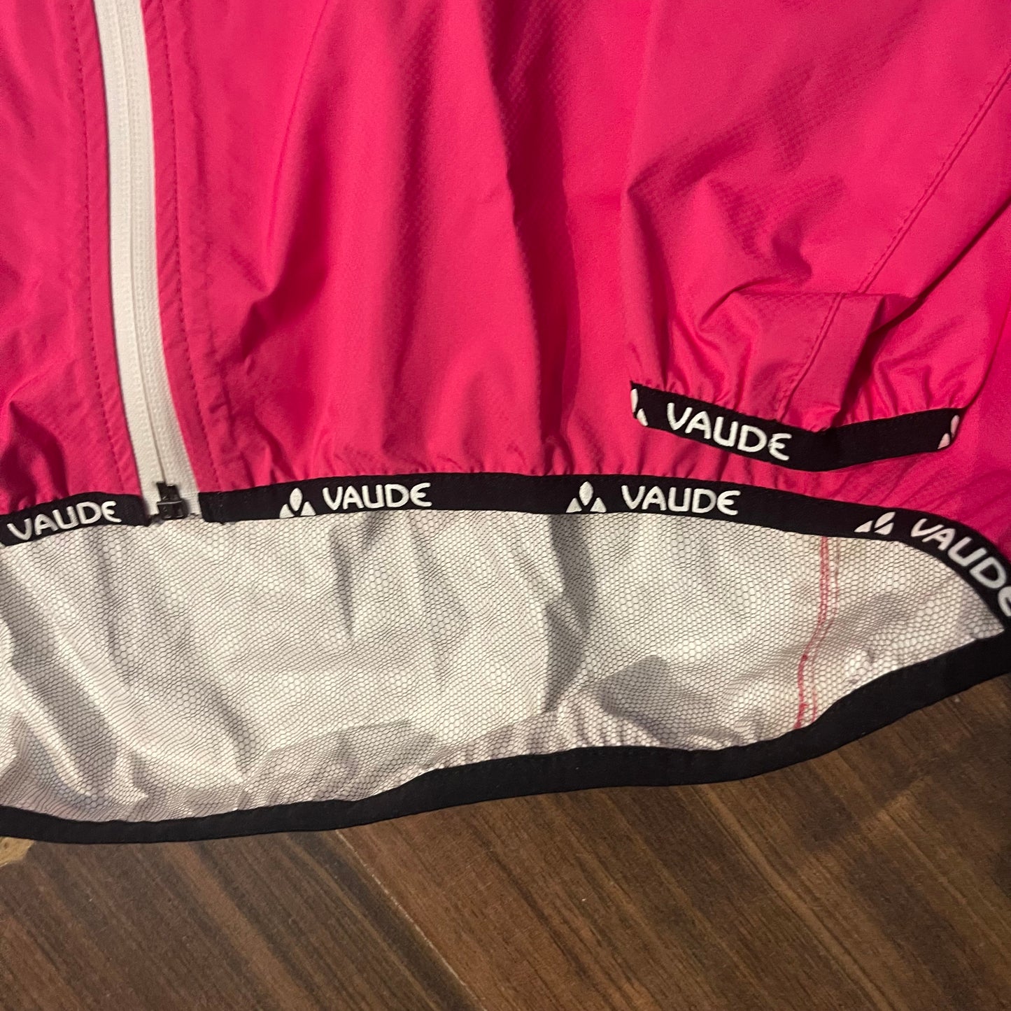 Rad Regen Jacke von Vaude (M Damen) Hardshell pink