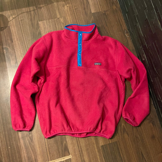 Fleece Pullover Patagonia Synchilla (L Herren/ XL Damen) Magenta pink