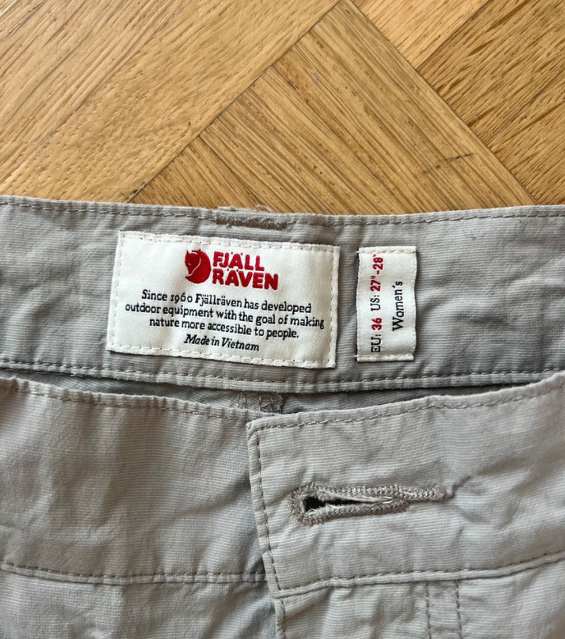 Trekking Hose von Fjällräven (S Damen) wasserabweisend beige