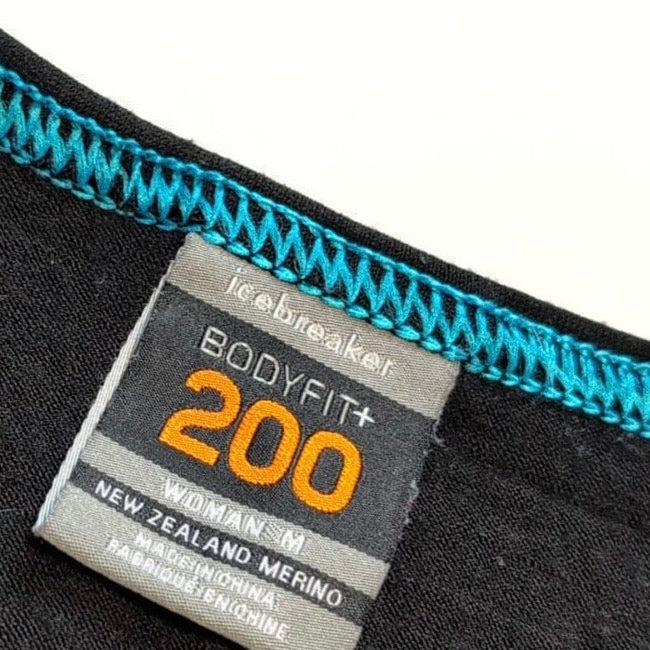 Merino 200 Longsleeve Icebreaker (M Damen) schwarz