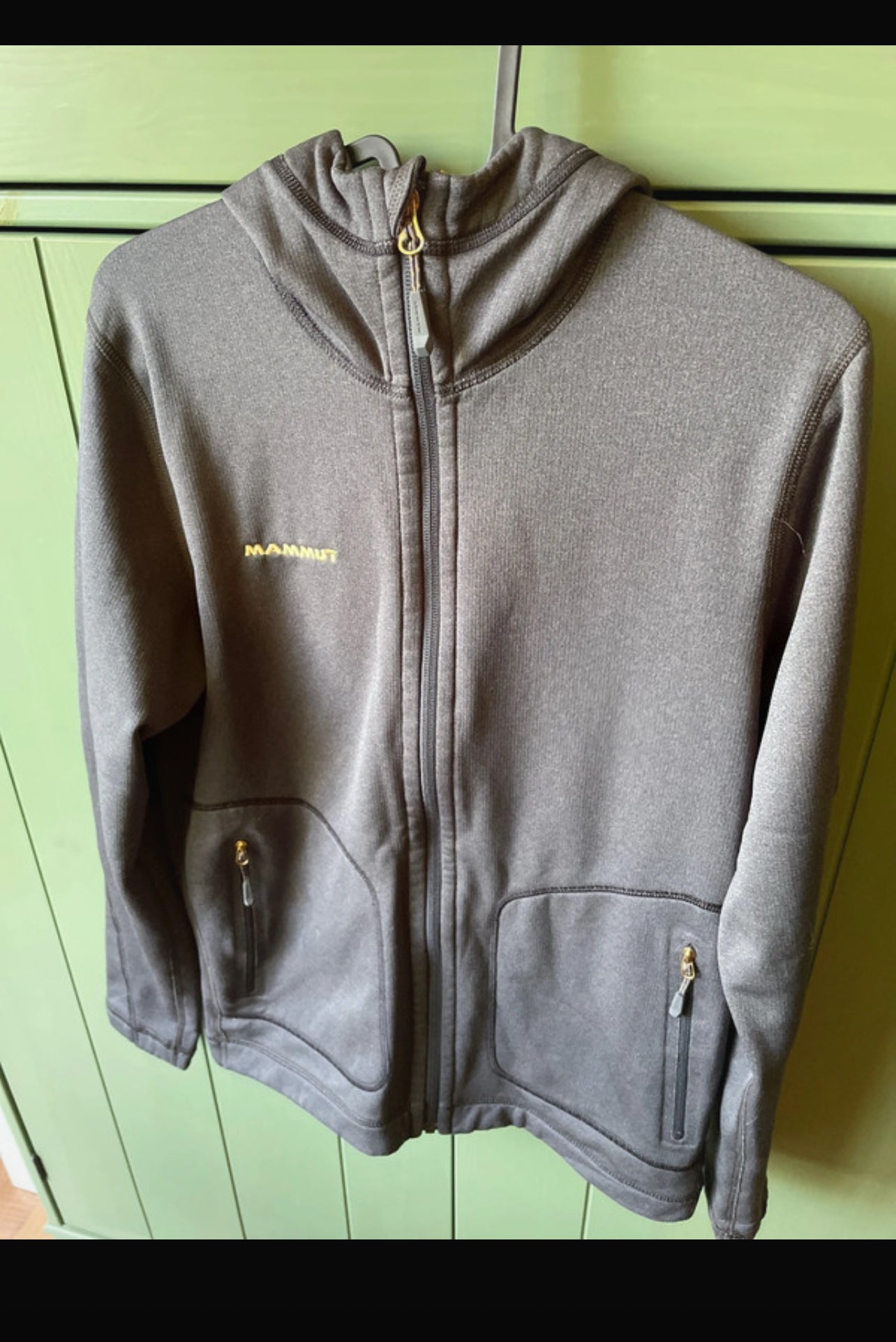 Fleece Jacke von Mammut Zermatt (S Herren) Sweatshirt Hoodie dunkelgrau