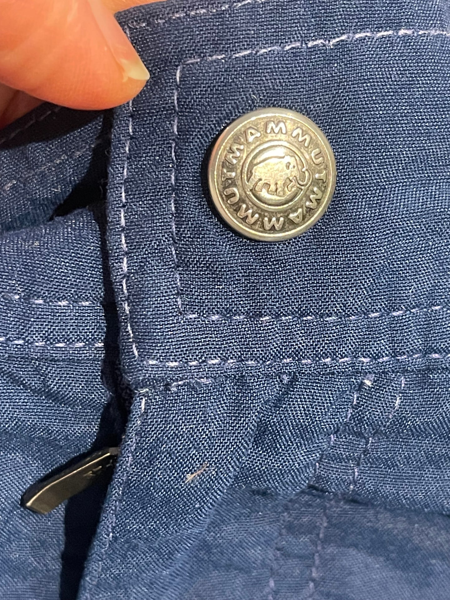 Trekking / Kletter Hose von Mammut (M Herren) blau