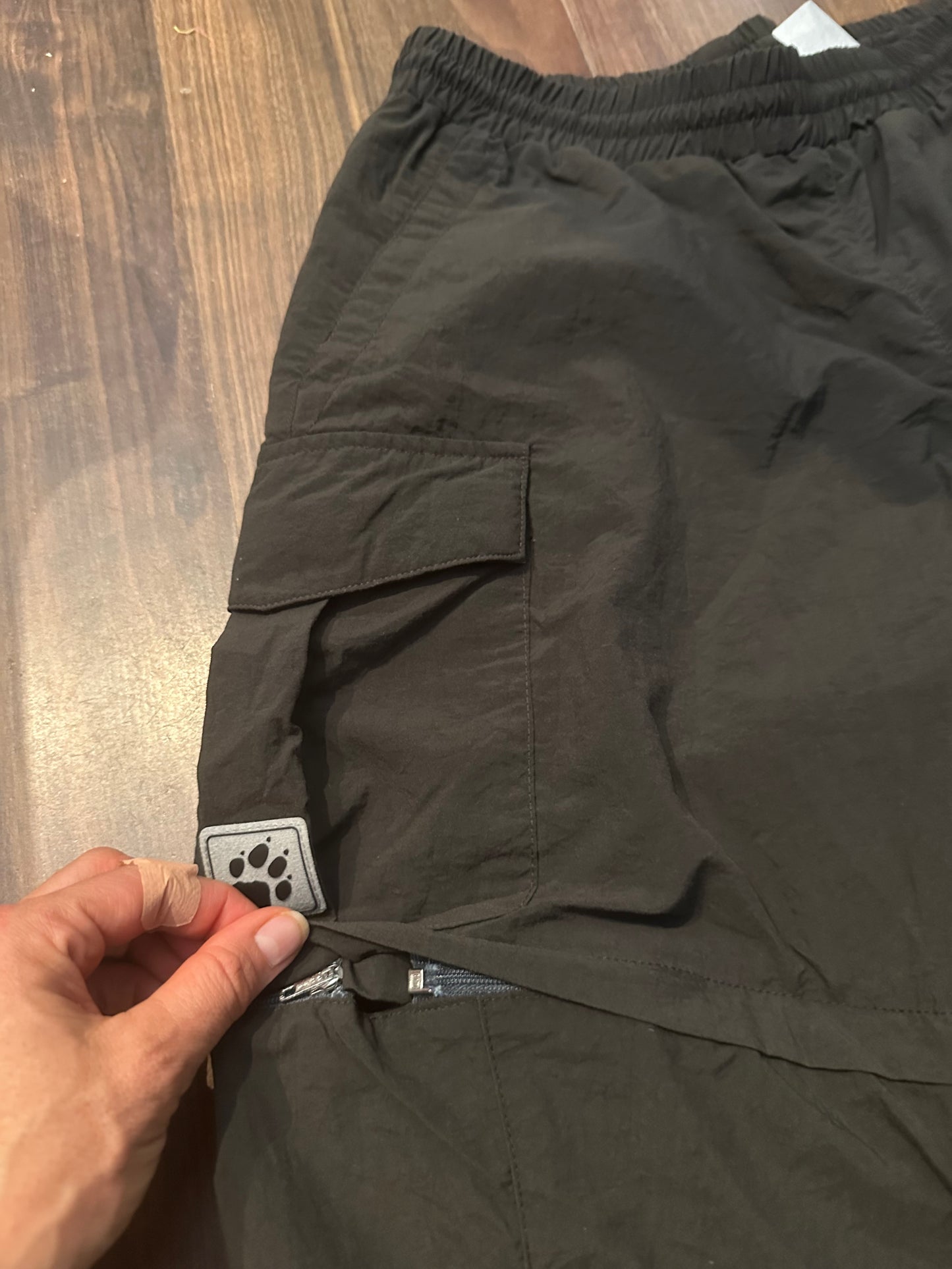 Zip-Off Hose (S Damen) Jack Wolfskin Anthrazit grau