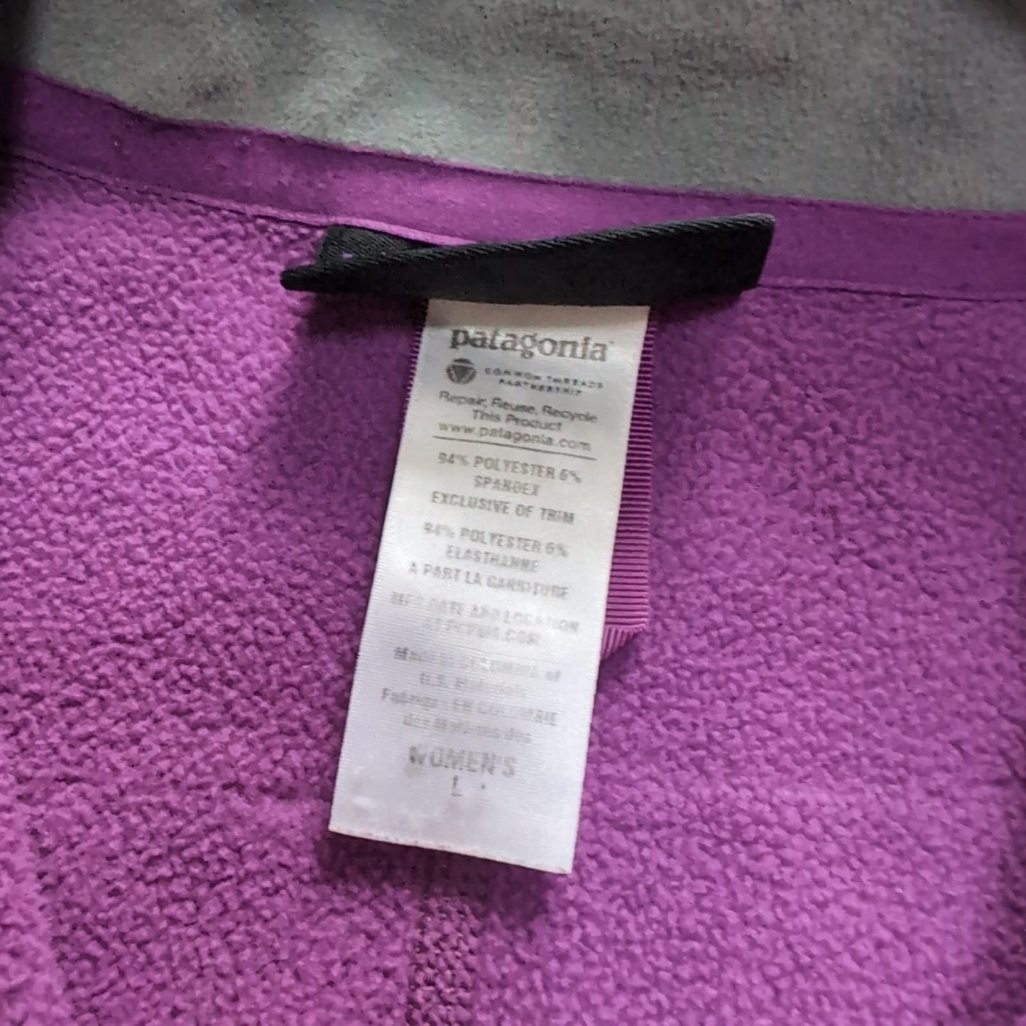 Patagonia Fleece Jacke Polartec (L Damen) lila