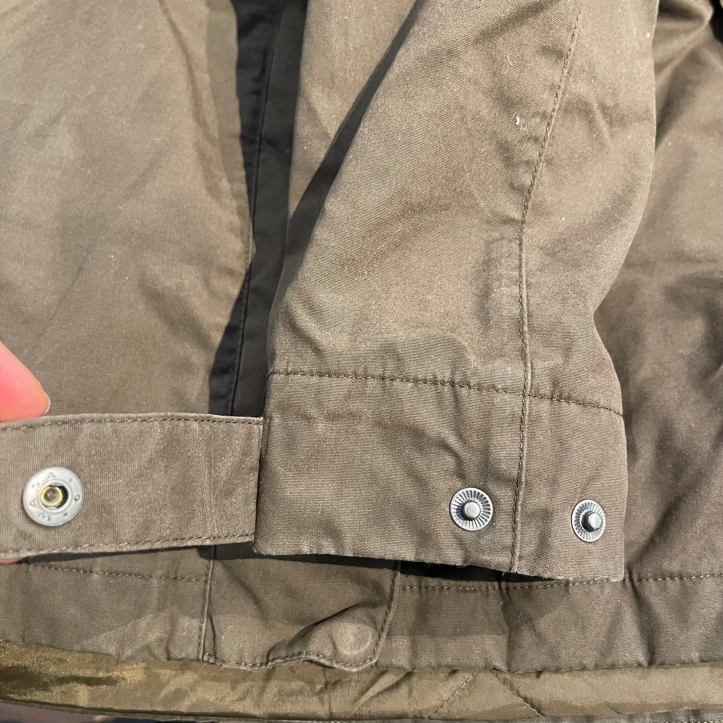 Gefütterte Jacke von Fjällräven (XS Damen) Winter Parka G-1000 braun