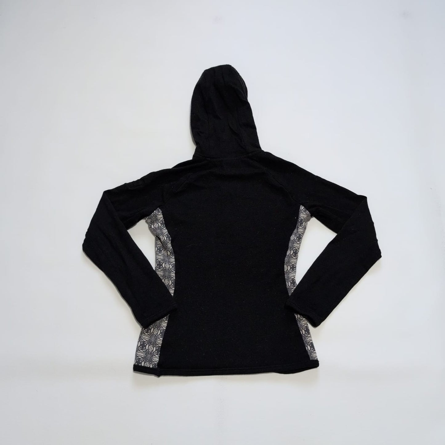 Longsleeve Icebreaker XS Merino 320 Zip Hoodie schwarz