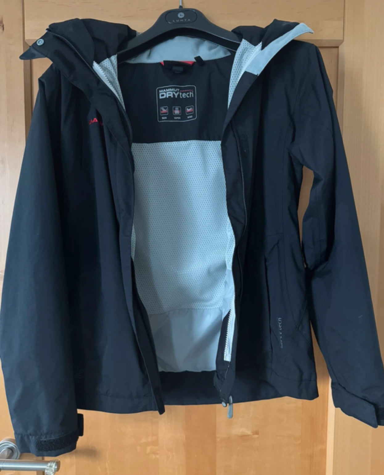 3in1 Jacke von Mammut (S/M Damen) Regenjacke + Windstopper Fleece schwarz
