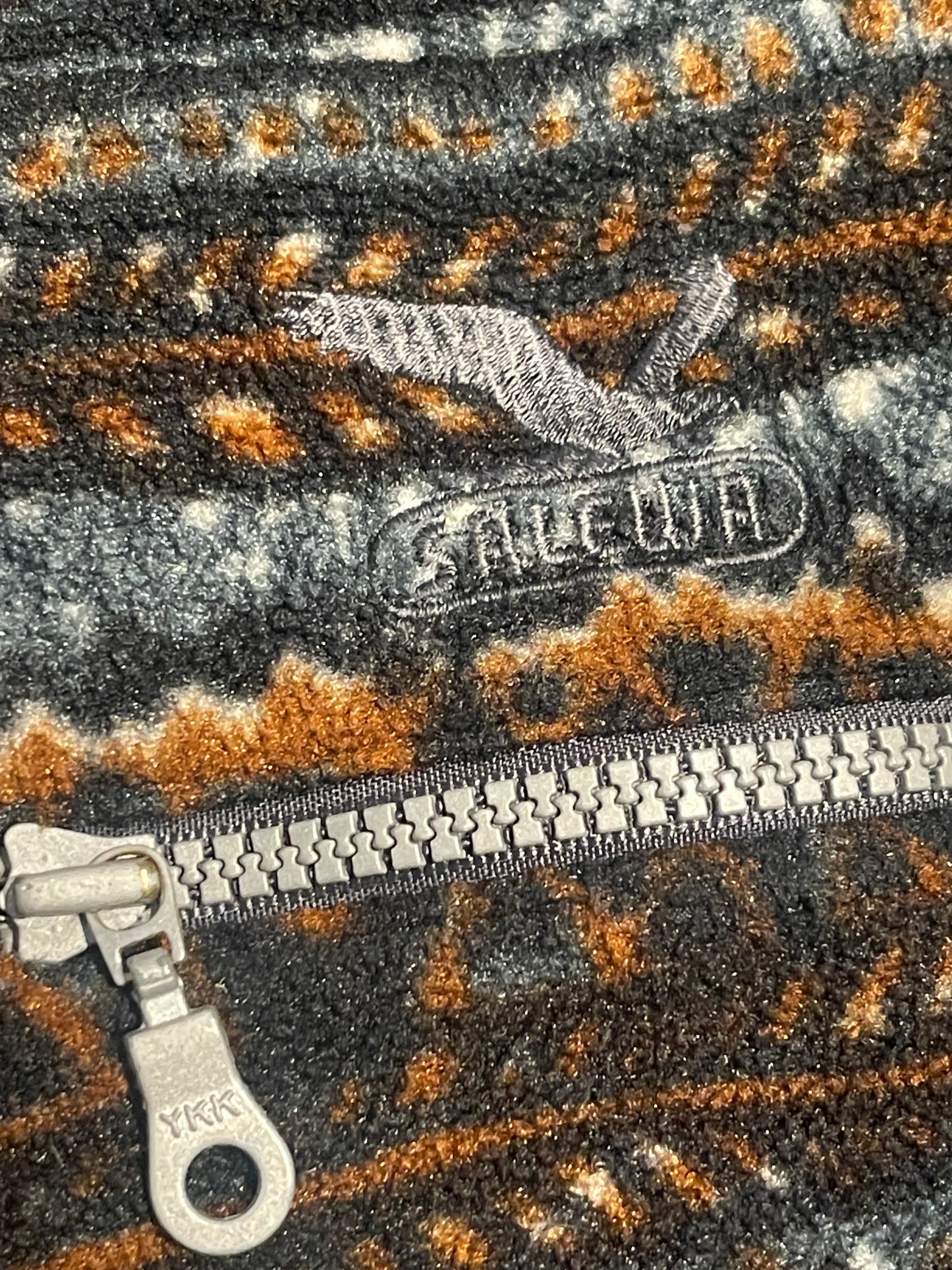 Vintage Fleece Pullover von Salewa (S Herren /M-L Damen) Muster bunt