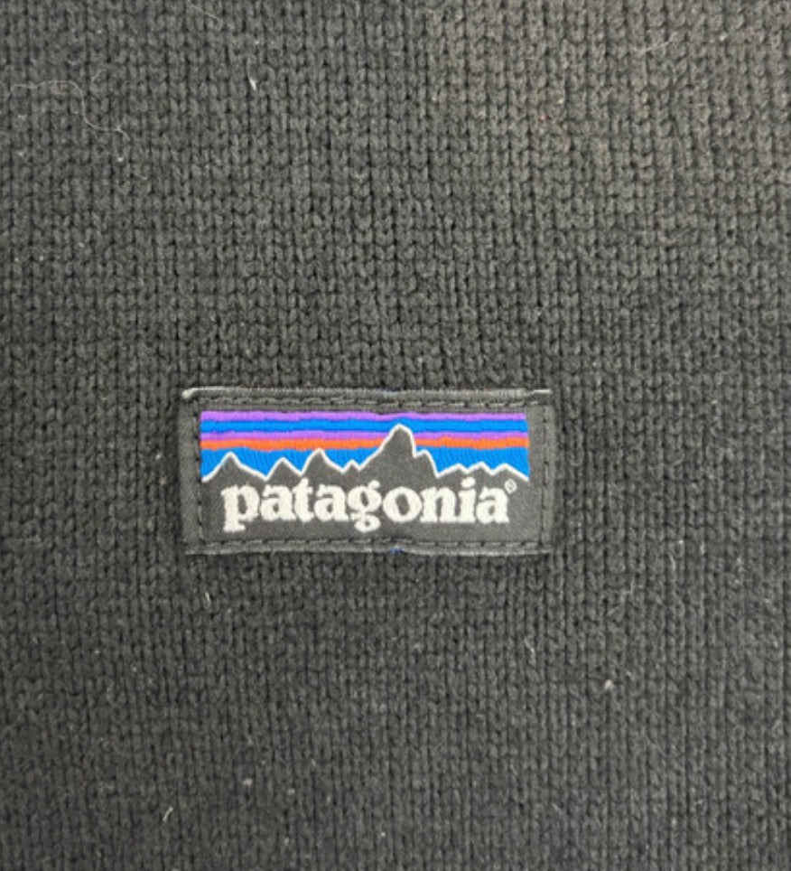 Patagonia Fleece Pullover (M bis L Damen) Better Sweater schwarz