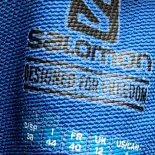 Touren Hose von Salomon (M Damen) Softshell wasserdicht blau