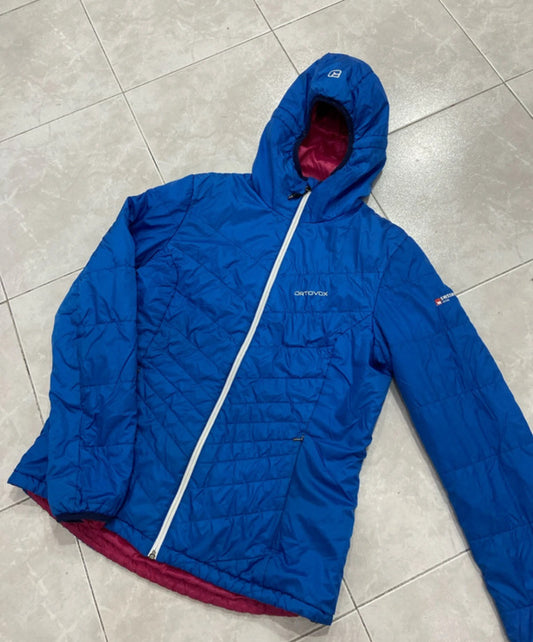 Kapuzen Jacke von Ortovox (L Damen) Swisswool blau