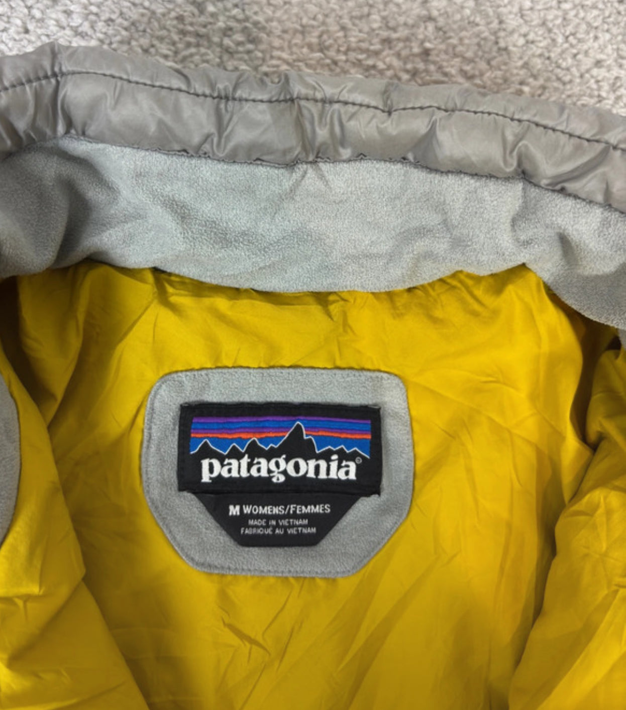 Patagonia Stepp Jacke (M Damen) Isolation Nano Puff grau