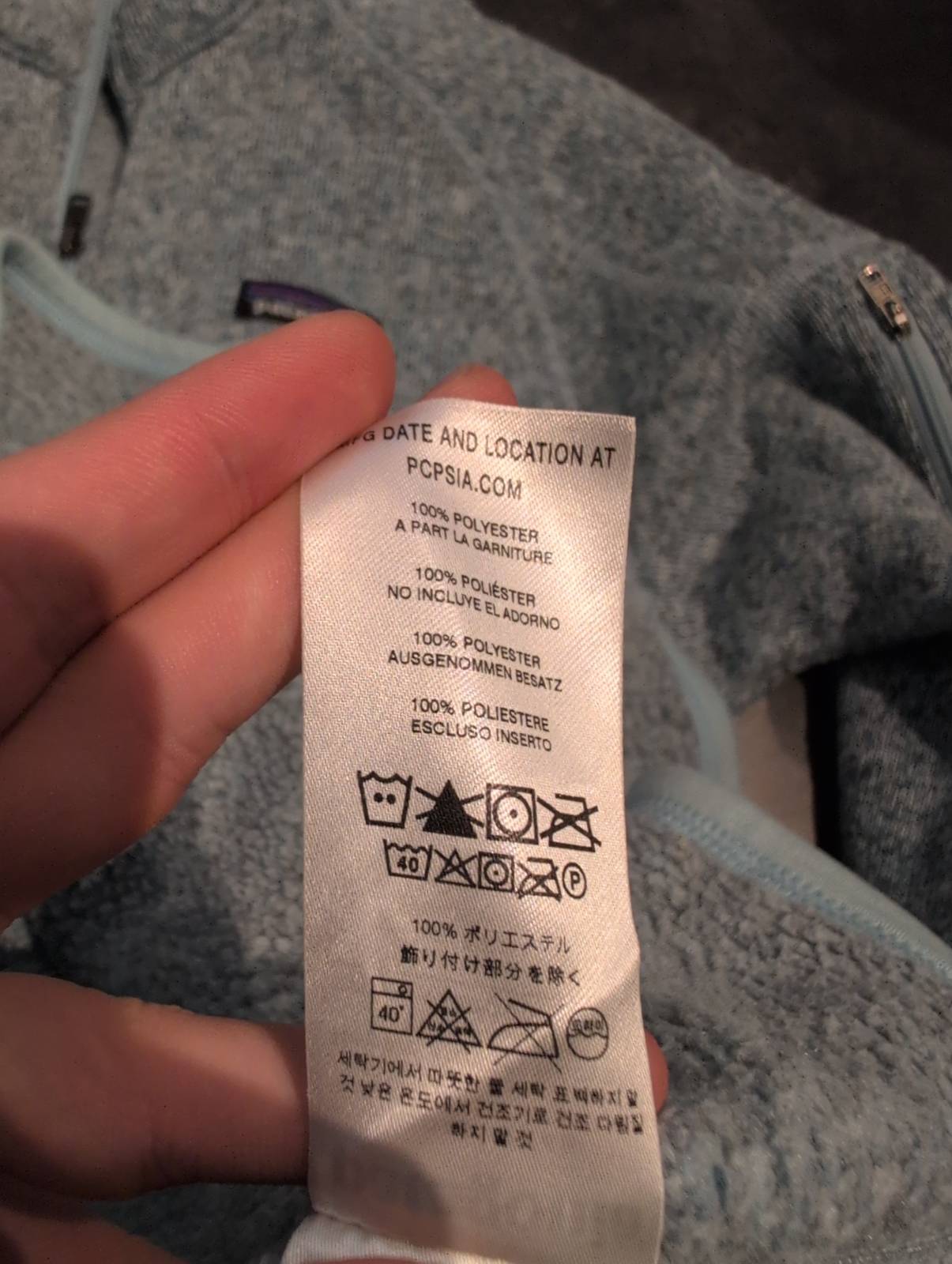 Fleece Pullover Patagonia (L Damen) Better Sweater blau