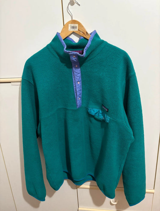 Patagonia Fleece Pullover (XL Herren) Sweatshirt Synchilla türkis