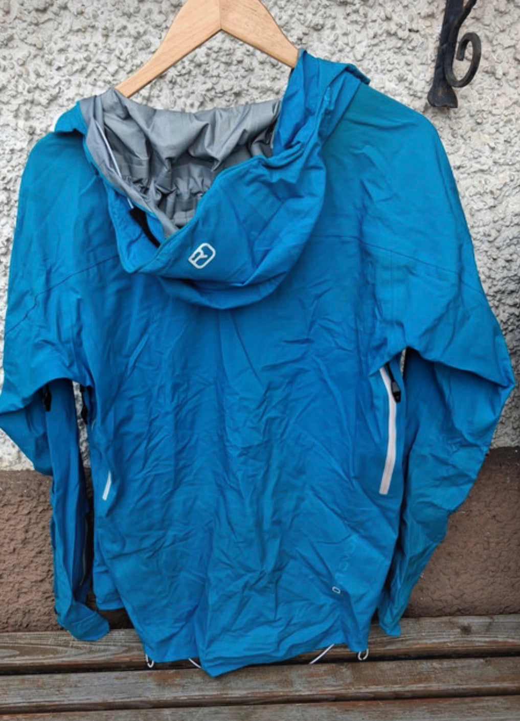 Ortovox 3L Hardshell Jacke (S-M Herren) atmungsaktiv blau