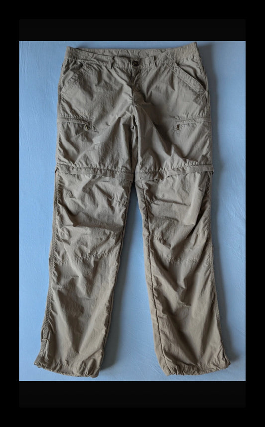 Zip Off Hose von Vaude (Herren L: 50) 2in1 Trekkinghose beige