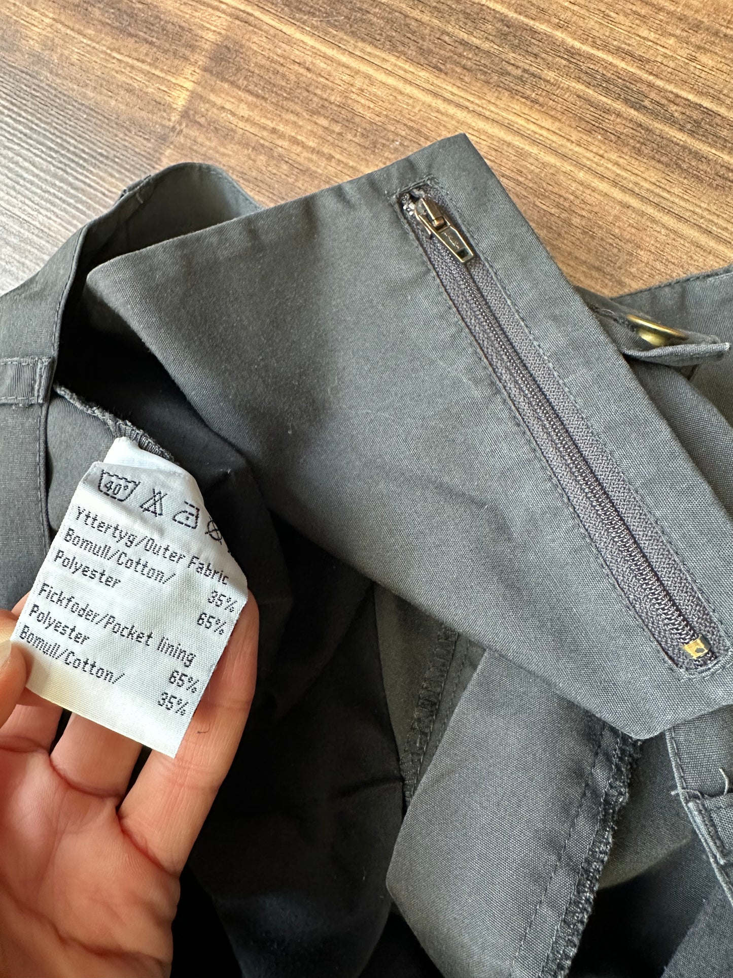 Zip Off 2in1 Hose von Fjällräven (L / 40 Damen) G-1000 grau