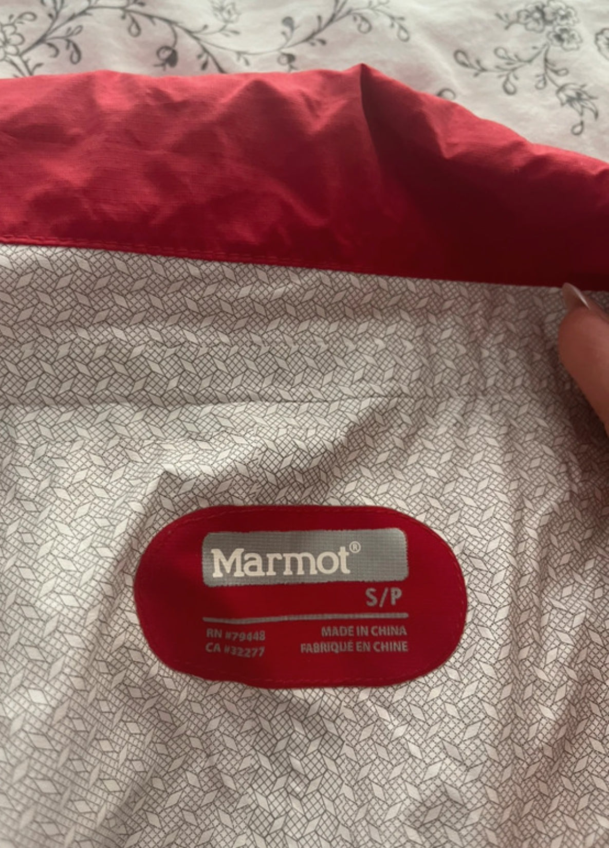 Hardshell Jacke von Marmot (S Damen) Regenjacke rot