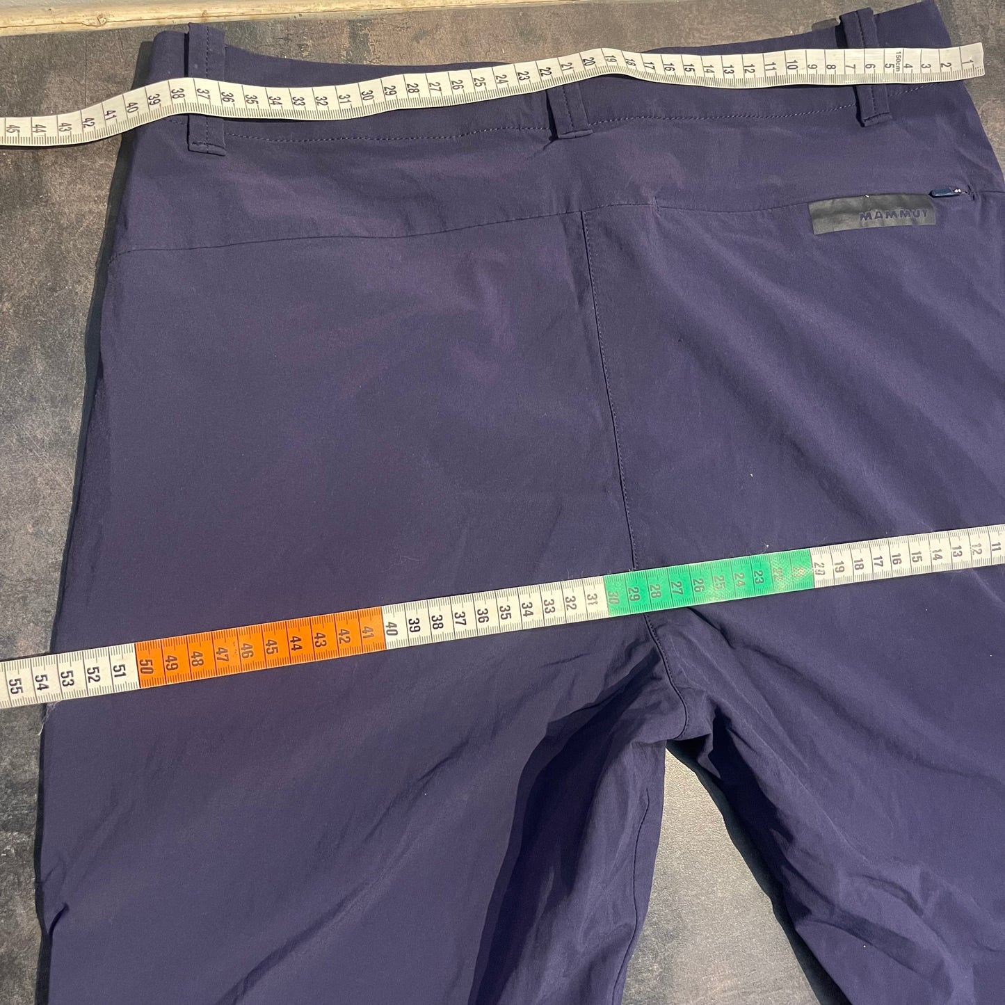 2-in-1 Hose von Mammut (L Damen) Zip-Off wasserabweisend dunkelblau