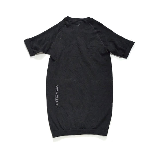 Merino Kompression Shirt von Ortovox (L Herren) Baselayer schwarz