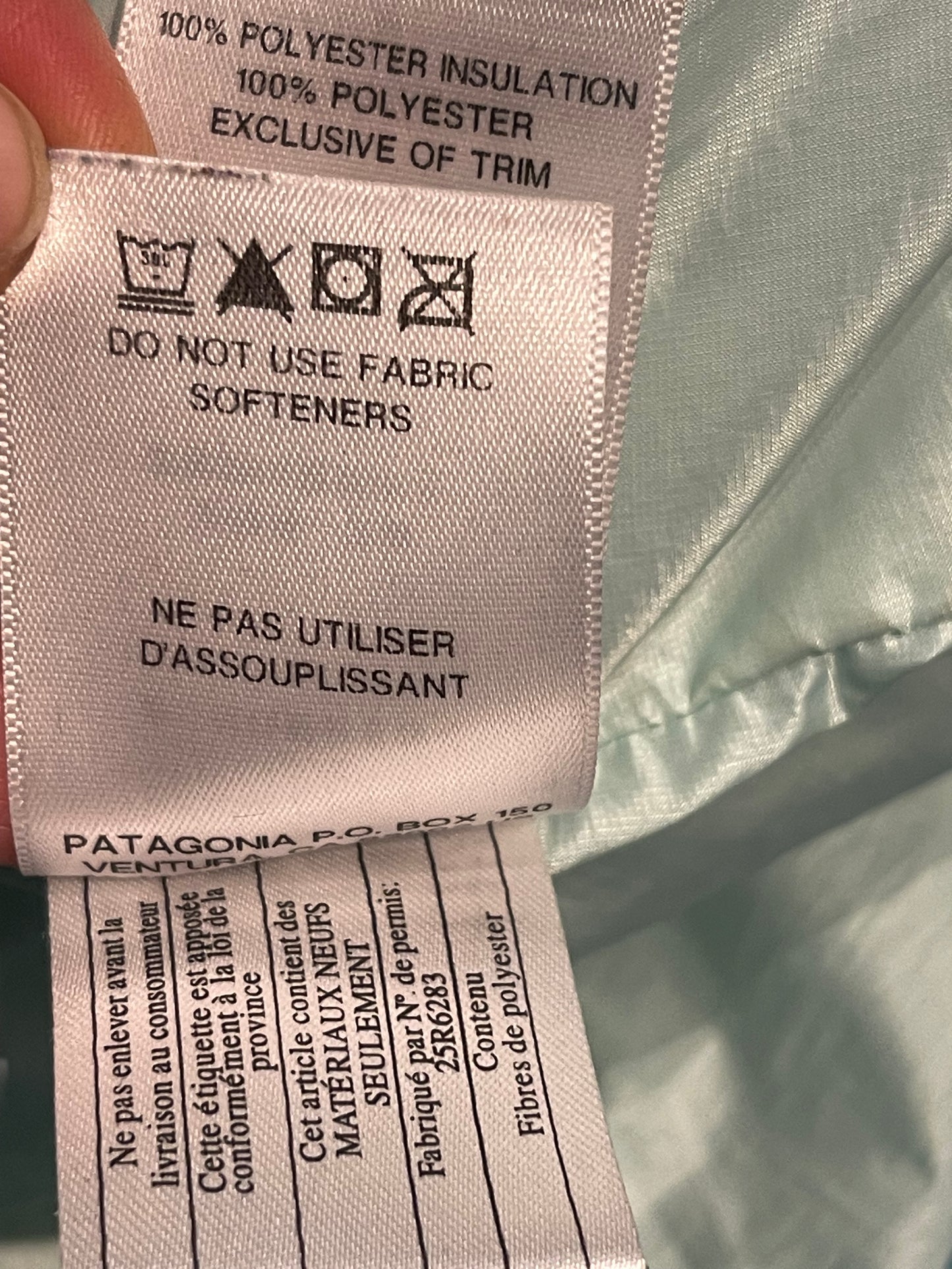 Primaloft Jacke von Patagonia (Damen L) Nano Puff türkis