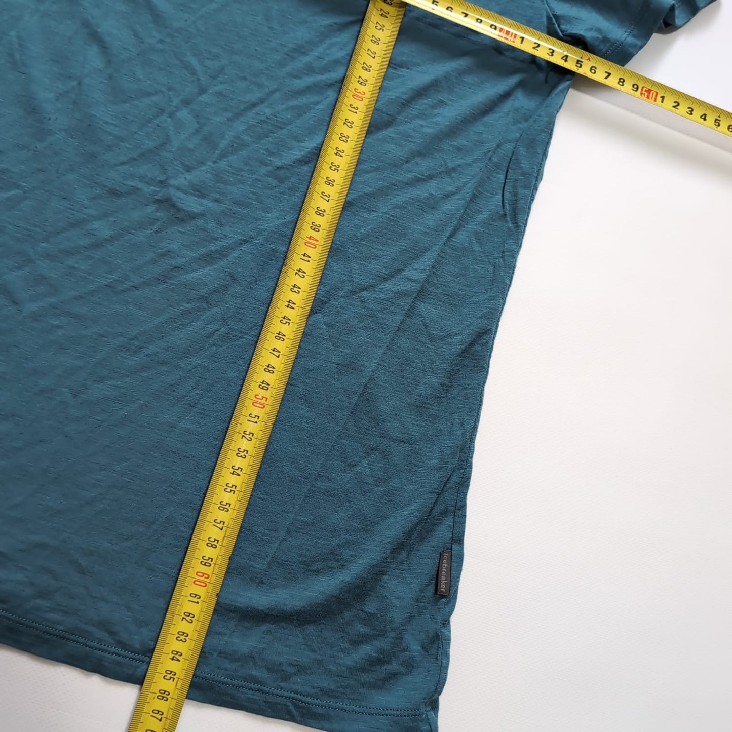 T-Shirt von Icebreaker Merino (L Damen) blau mit Print