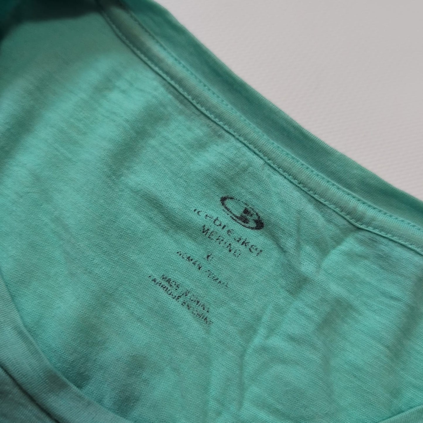 T-Shirt von Icebreaker Merino (XL Damen) türkis Print