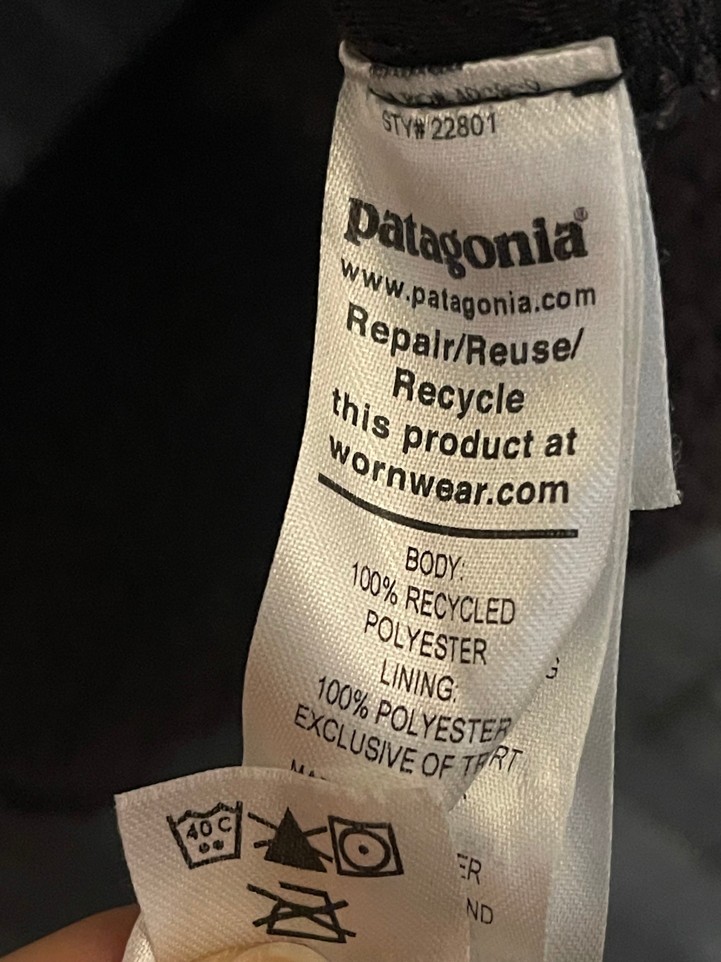 Patagonia Retro Pile Jacke (M Herren) Teddy Fleece schwarz