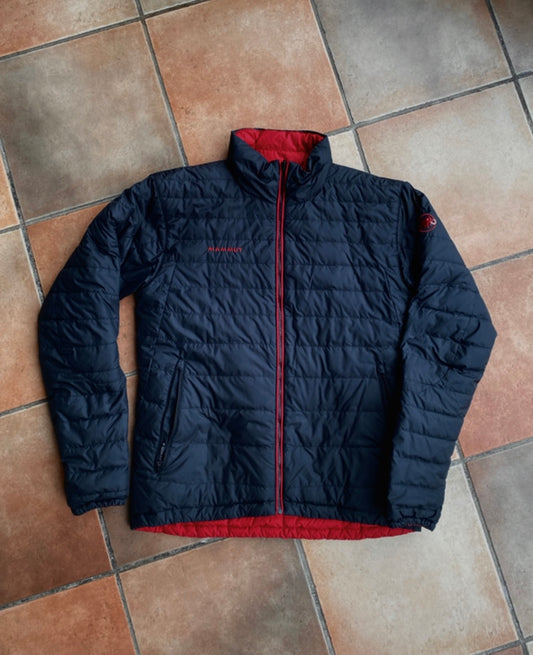 Daunen Wende Jacke von Mammut (M Herren) rot schwarz