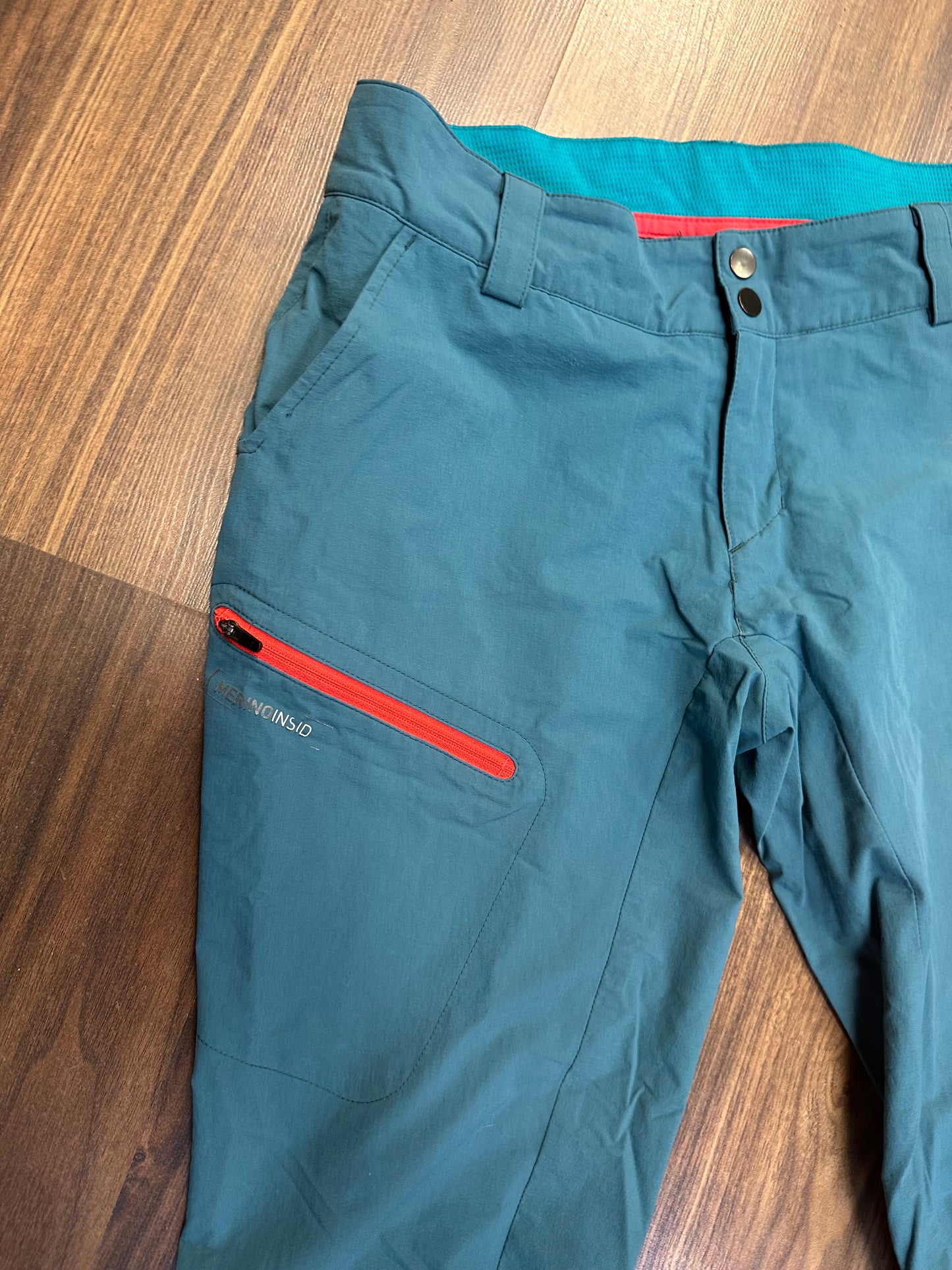 Trekking Hose von Ortovox mit Merino (XS Damen) türkis blau