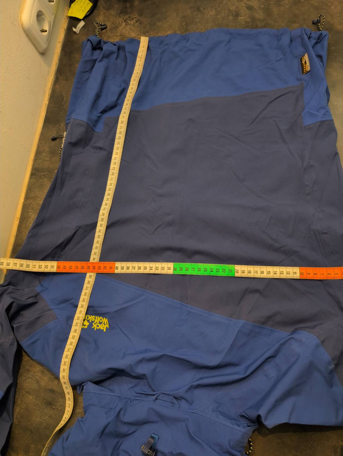 Softshell Regen Jacke Jack Wolfskin (M Herren) HyProof blau