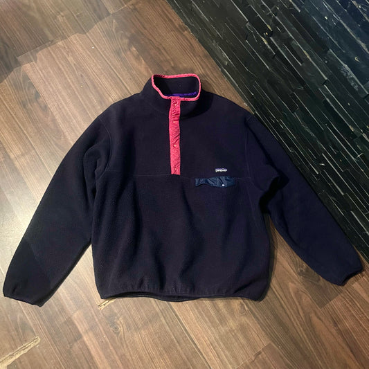 Patagonia Synchilla Fleece Pullover (XL) schwarz