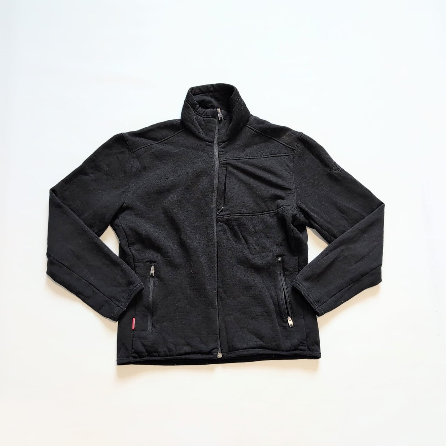 Zip Jacke von Icebreaker pure Merino 320 (Damen M bis L) schwarz