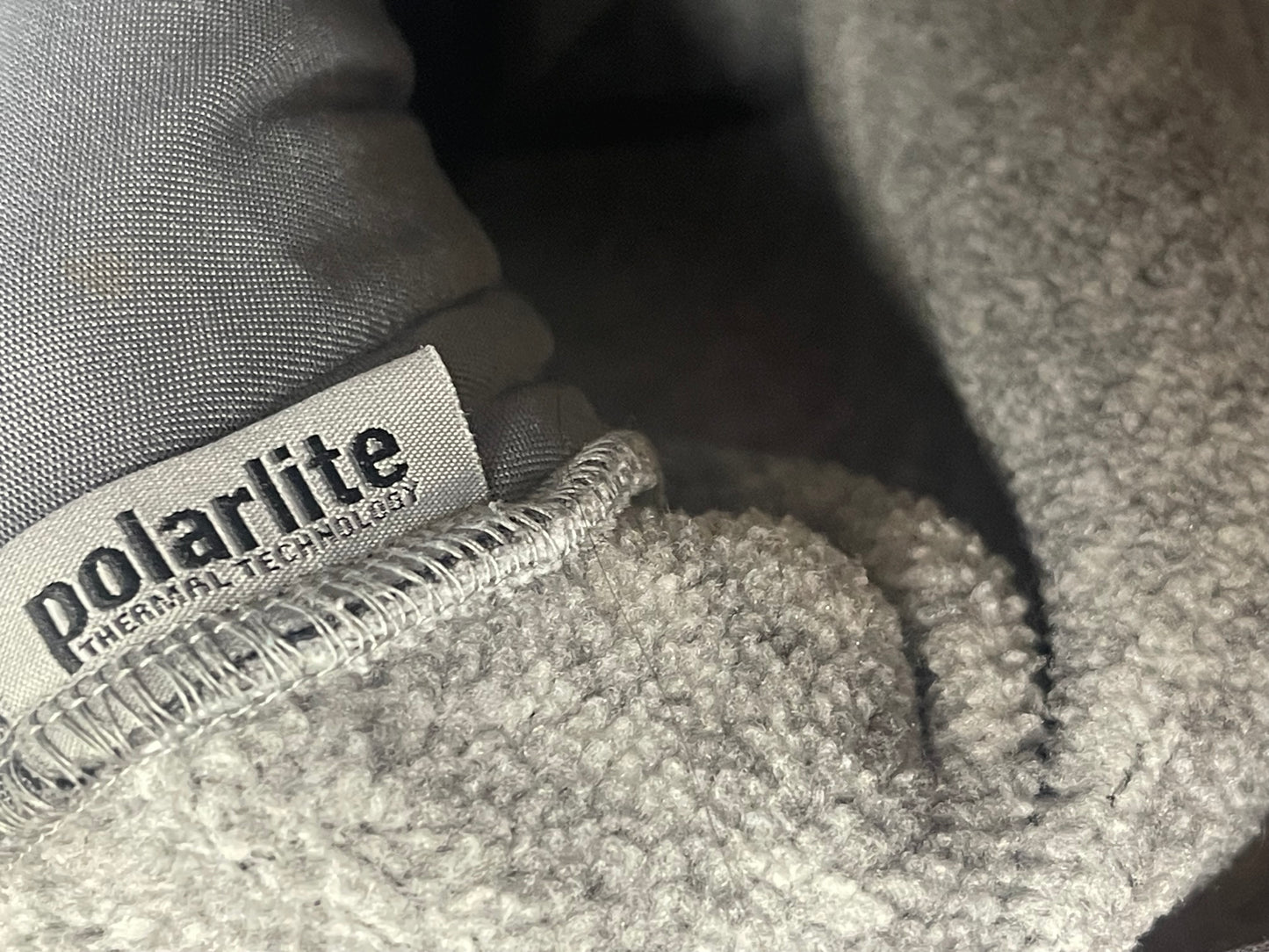 Fleece Jacke von Salewa (XS Damen) Kapuzenjacke Strickoptik grau