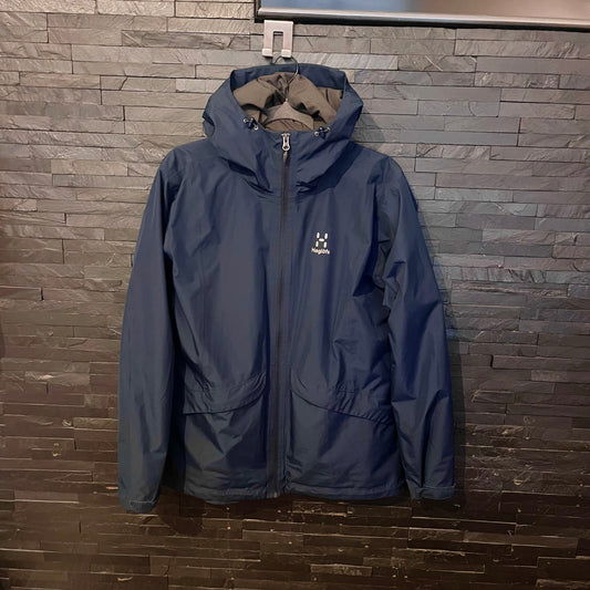 Hardshell Jacke von Haglöfs (L Damen) Proof - dark ocean