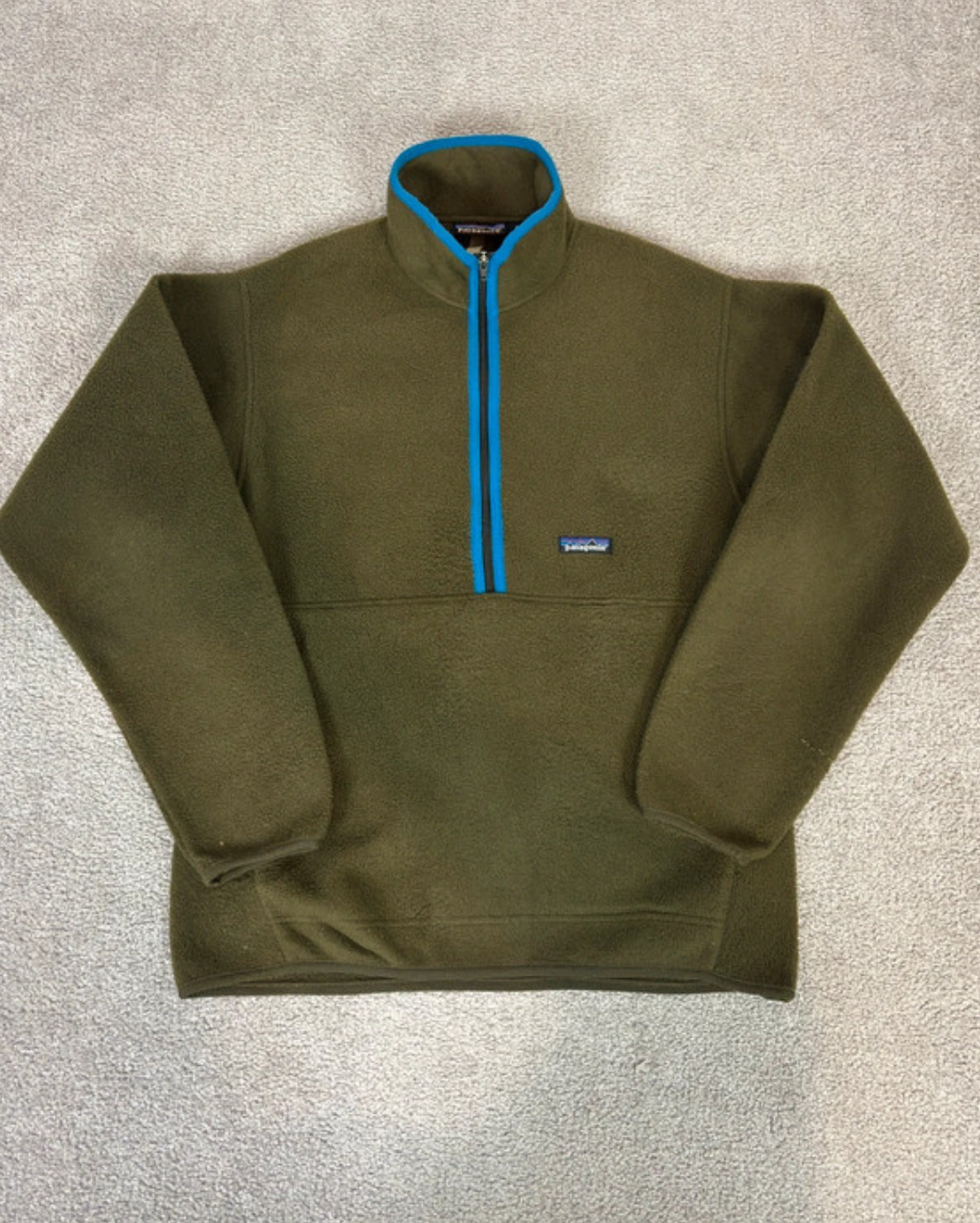 Zip Pullover Patagonia Synchilla (M Herren) khaki blau