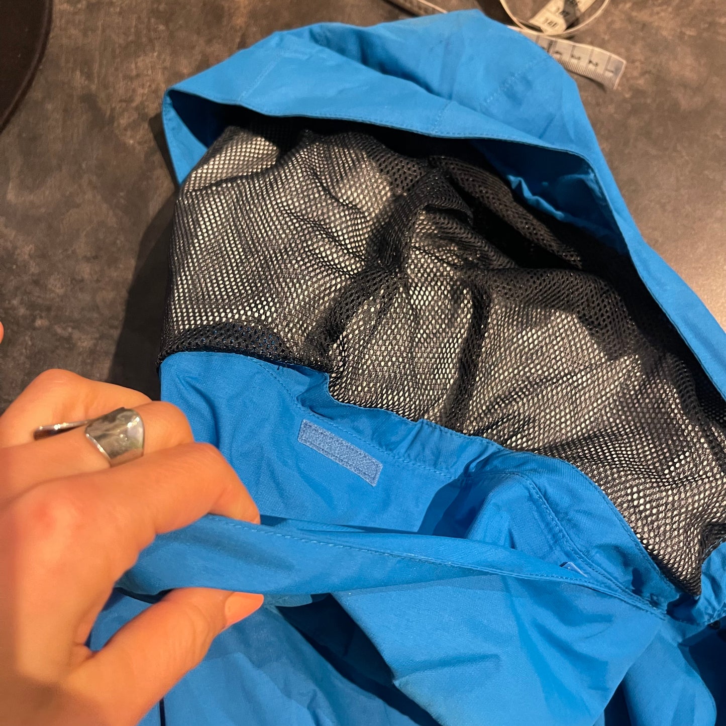 Regen Jacke von Vaude 2,5 L (M /50 Herren) blau