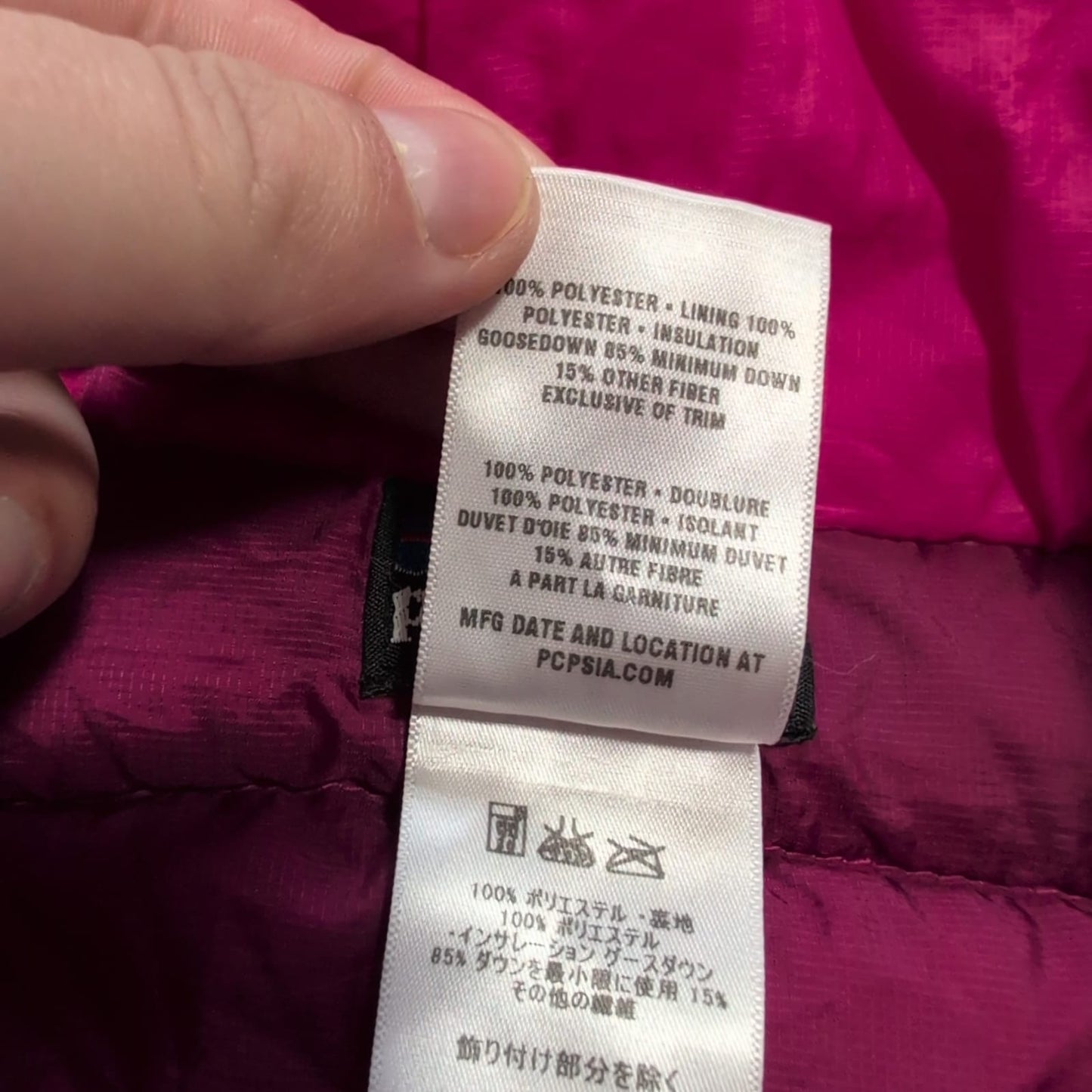 Patagonia Daunen Jacke (S Damen) Isolations- Steppjacke pink