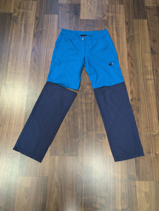 2in1 Hose von Mammut (M Damen) Zip Off wasserabweisend blau