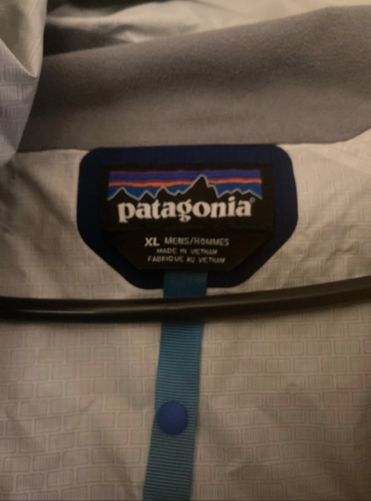 Regen Jacke von Patagonia (XL Herren) Hardshell H2nO blau