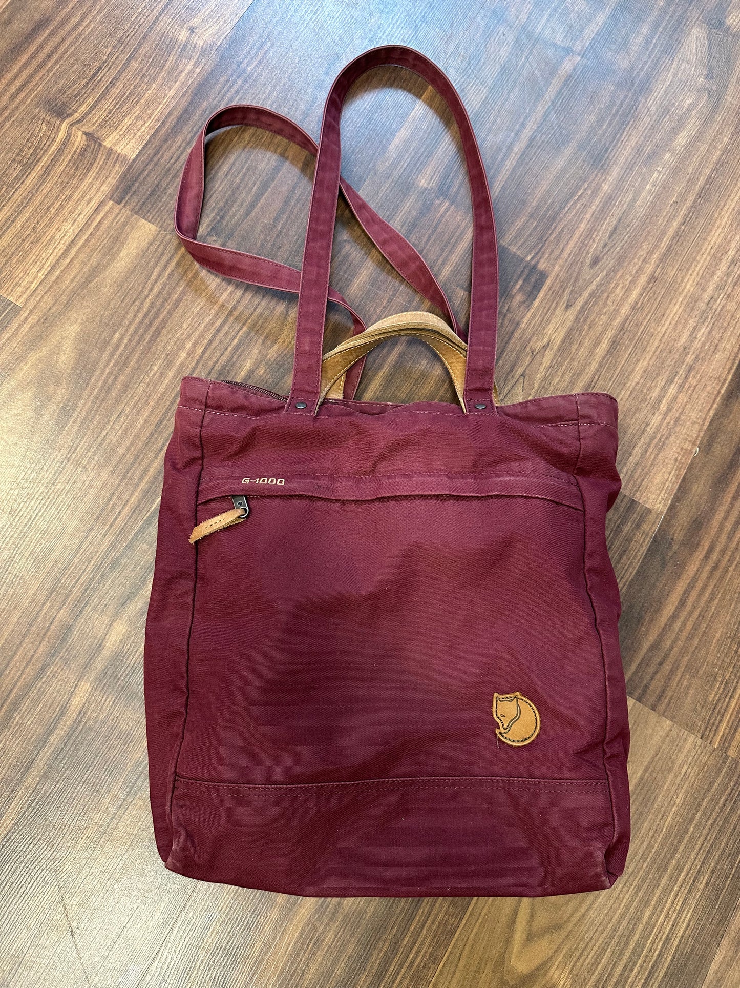 Tasche / Rucksack Fjällräven G-1000 Tote Bag No.1 Bordeaux
