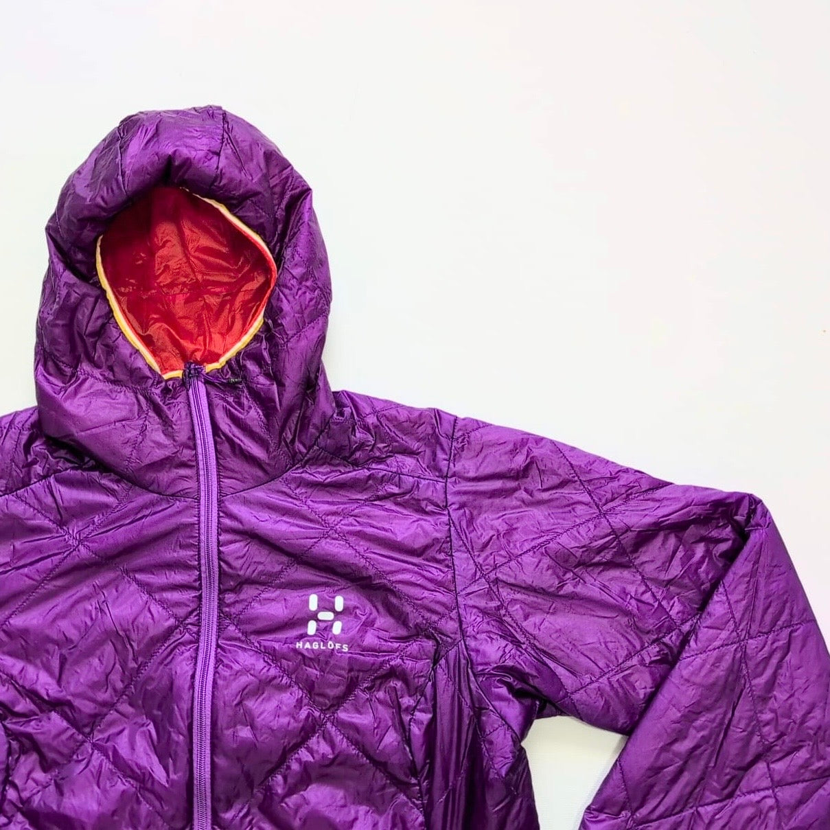 Ultraleichte Isolations Jacke von Haglöfs (M Damen) Kunstdaune lila