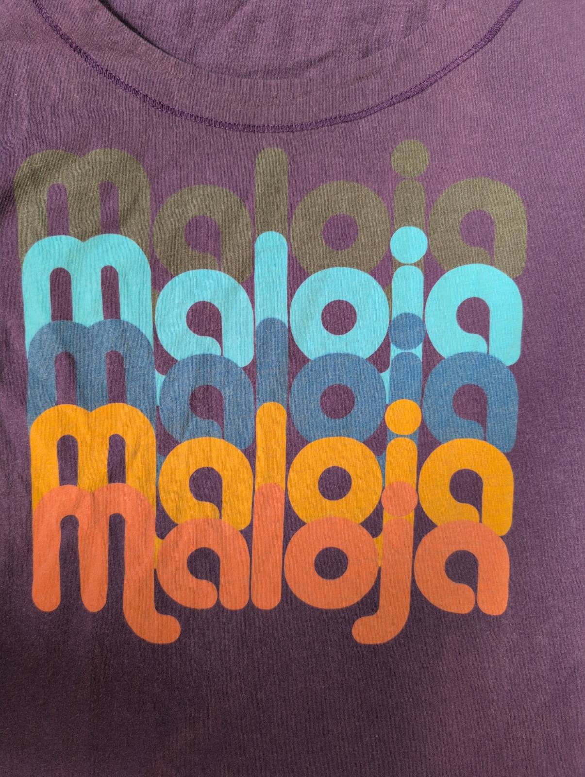 T-Shirt von Maloja (Damen S) Baumwolle lila - wanderlich.com