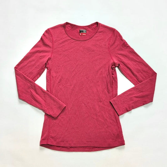 Merino Longsleeve Icebreaker 260 (S Damen) rosa