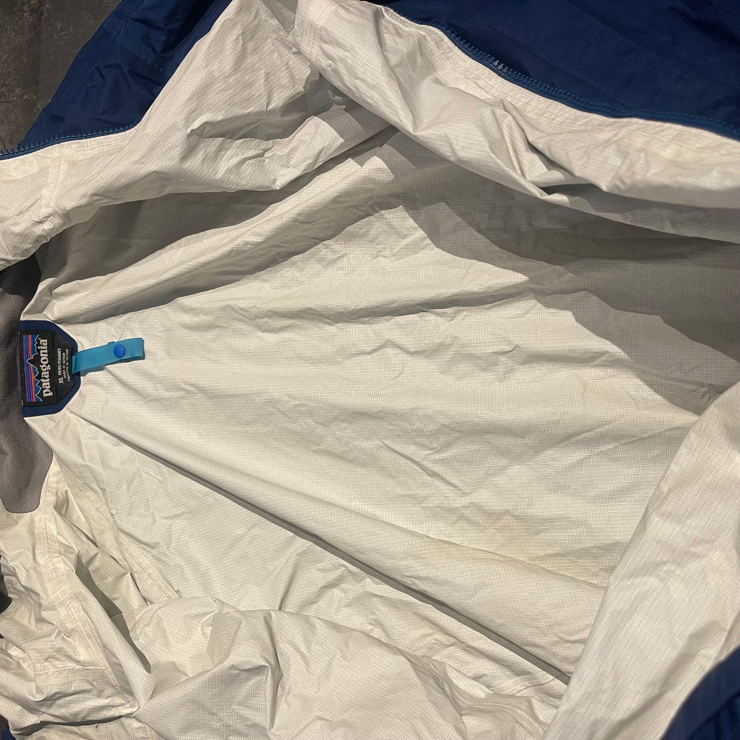 Regen Jacke von Patagonia (XL Herren) Hardshell H2nO blau