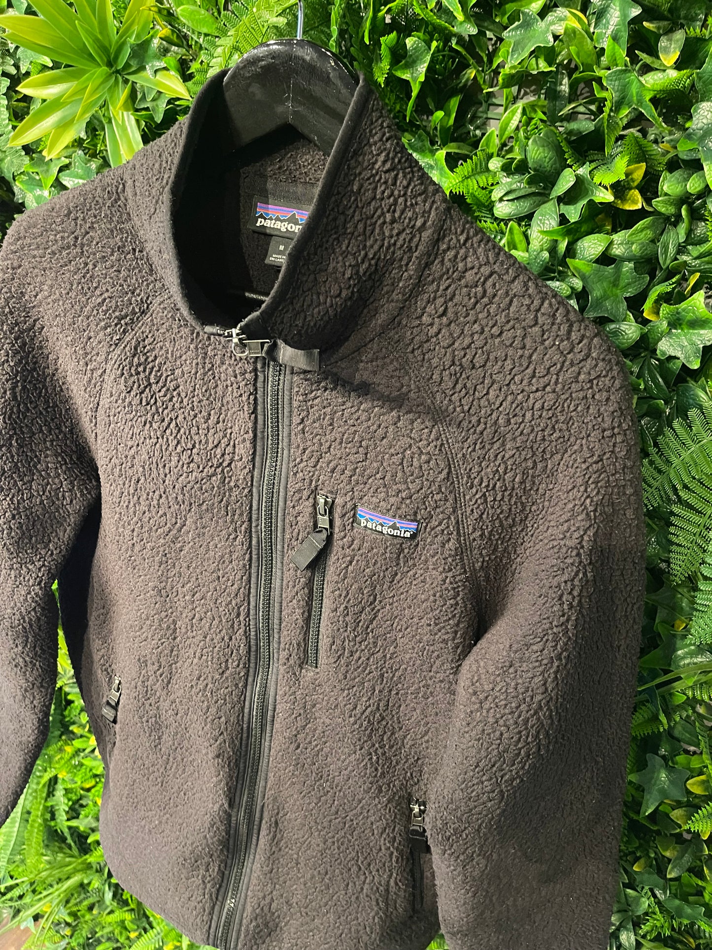 Patagonia Retro Pile Jacke (M Herren) Teddy Fleece schwarz
