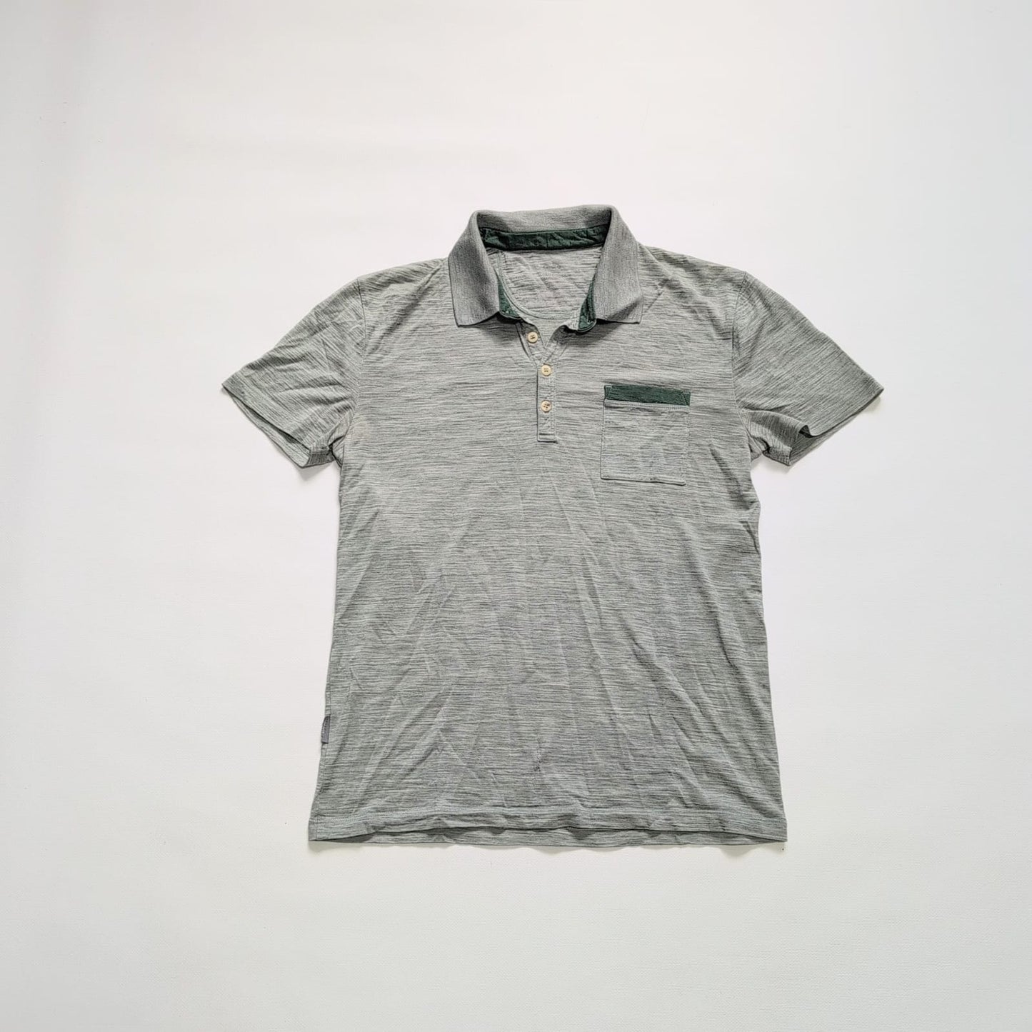 Polo Shirt von Icebreaker Merino (S Herren) T-Shirt grün