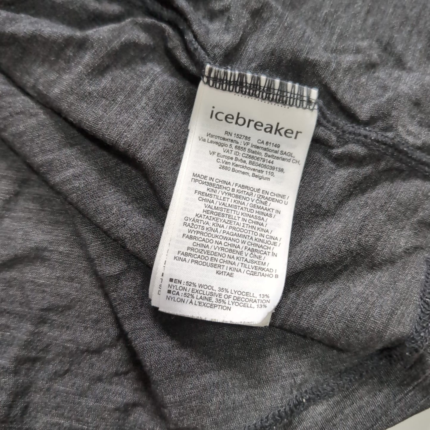 Merino T-Shirt von Icebreaker (XXL Herren ) grau