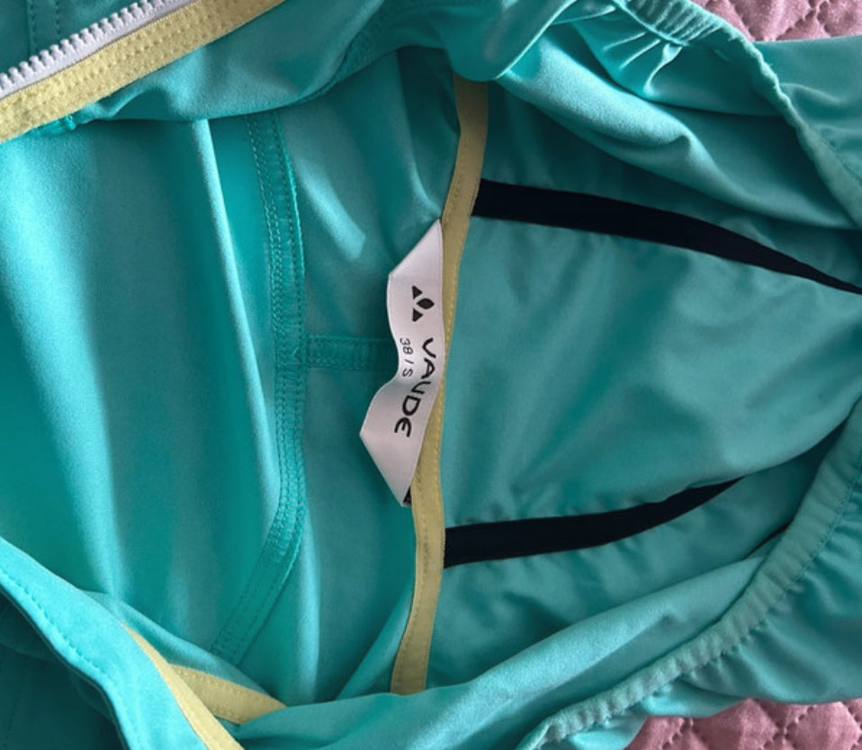 Leichte Stretch Jacke Vaude (M Damen) Windbreaker türkis