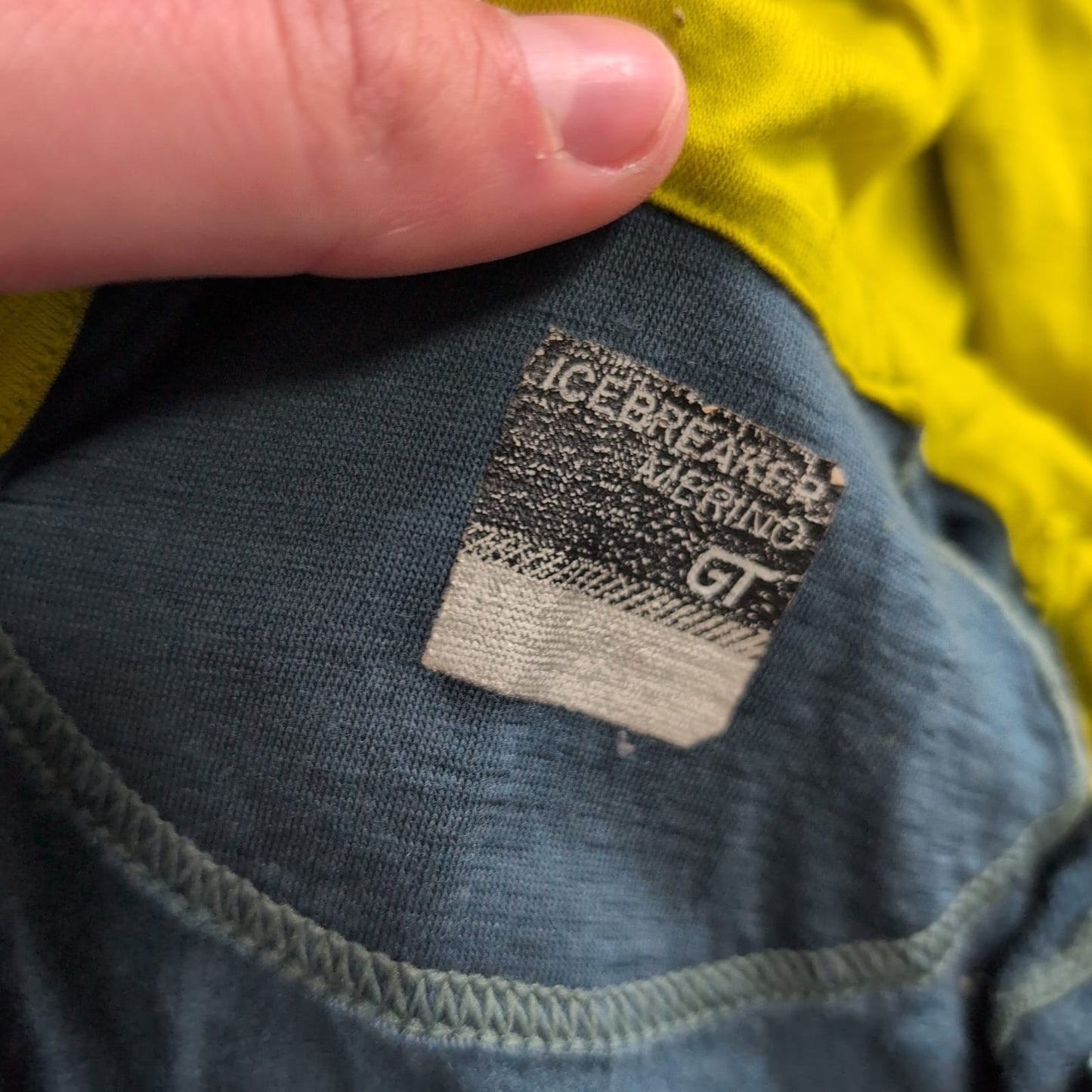 Zipper Merino Jacke von Icebreaker (M Herren) blau mit Kapuze